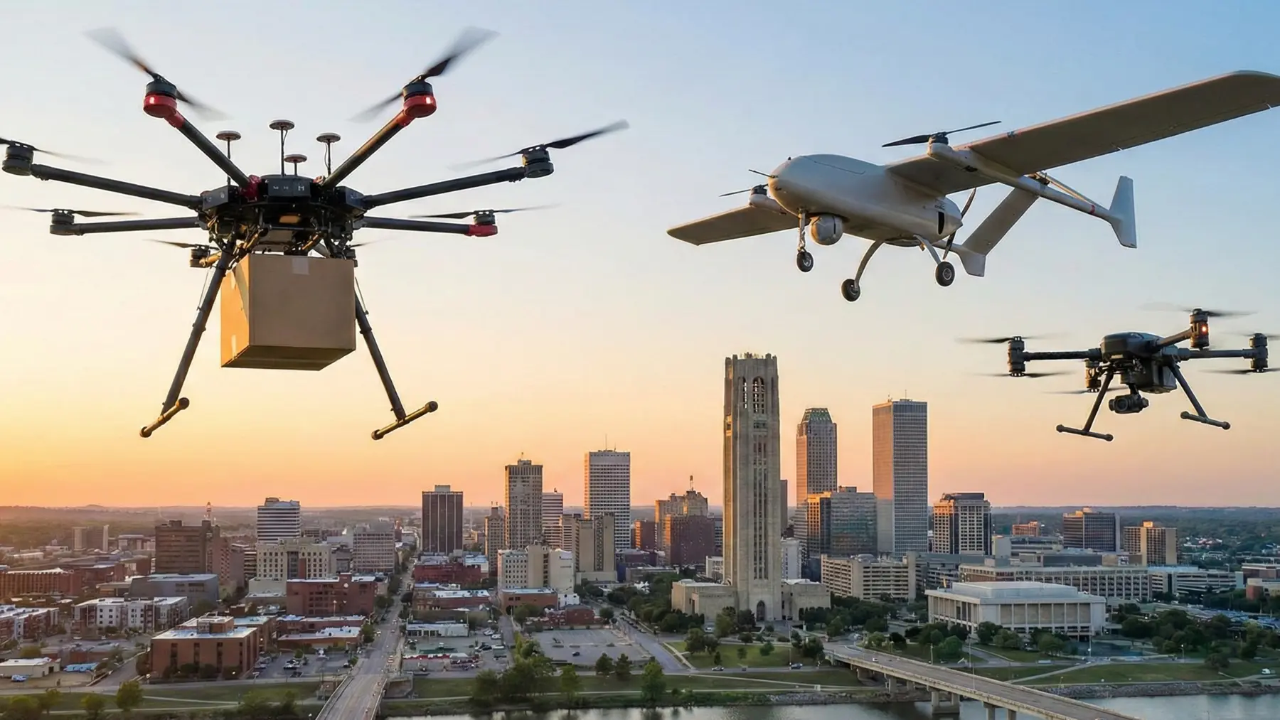 Autonomous air vehicles over Tulsa